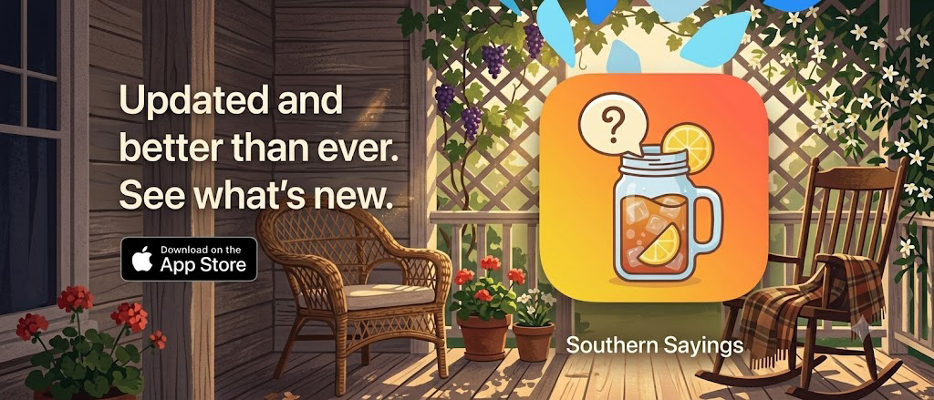 Southern Sayings app banner